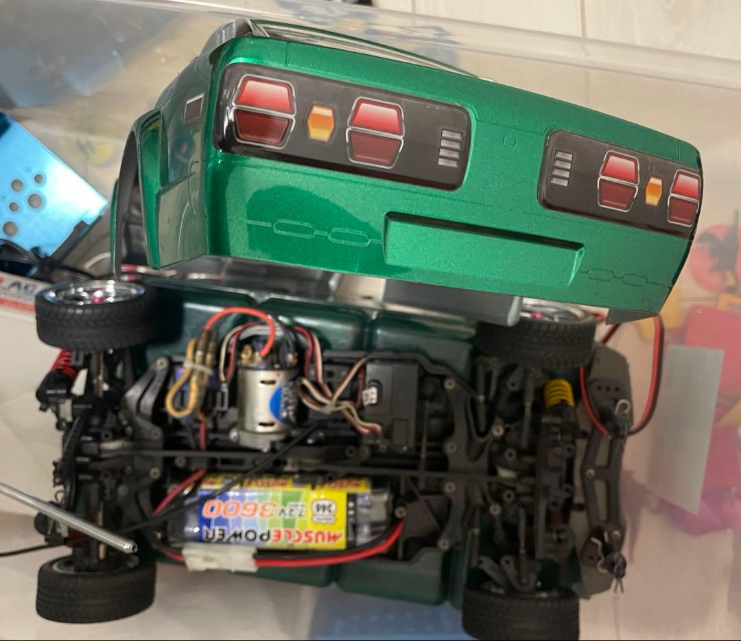 yokomo ラジコンカー ドリフト緑