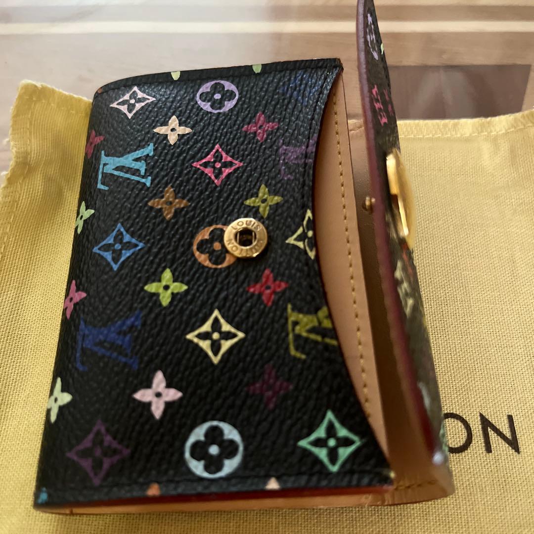 激レア ルイヴィトン モノグラムマルチカラー ノワール ポルトモネコージー 財布