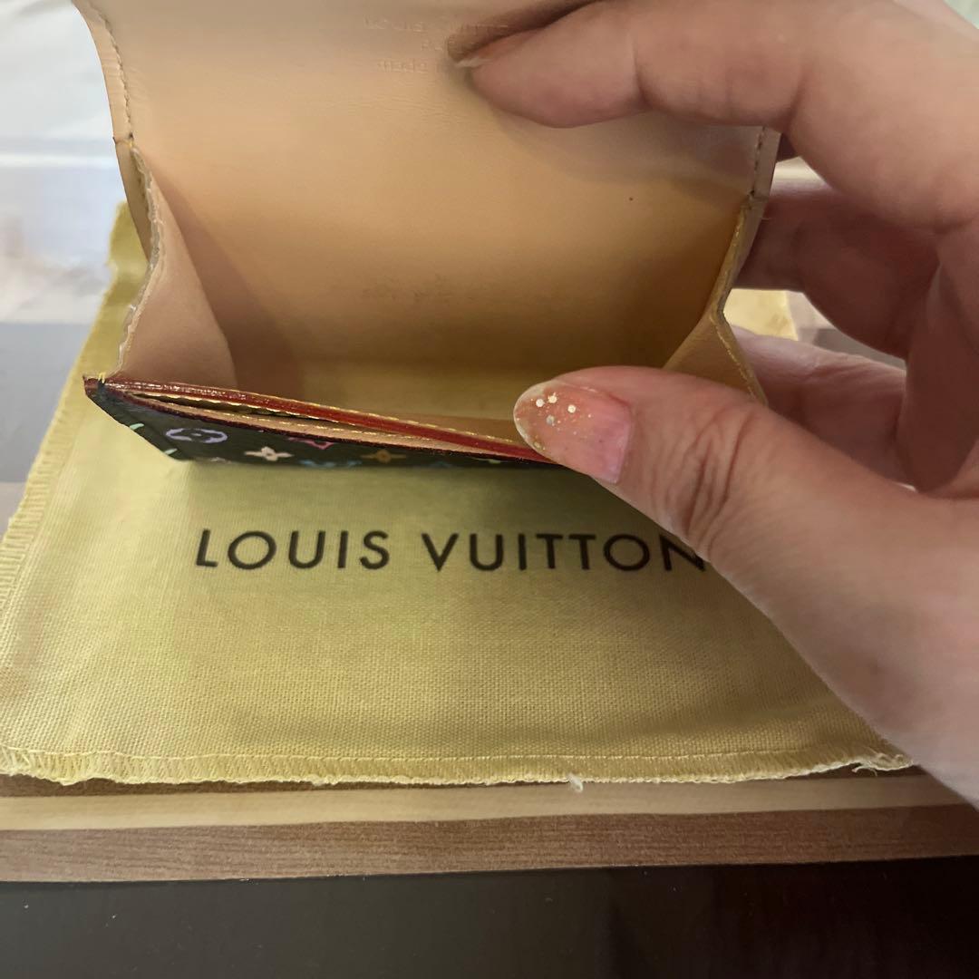 激レア ルイヴィトン モノグラムマルチカラー ノワール ポルトモネコージー 財布