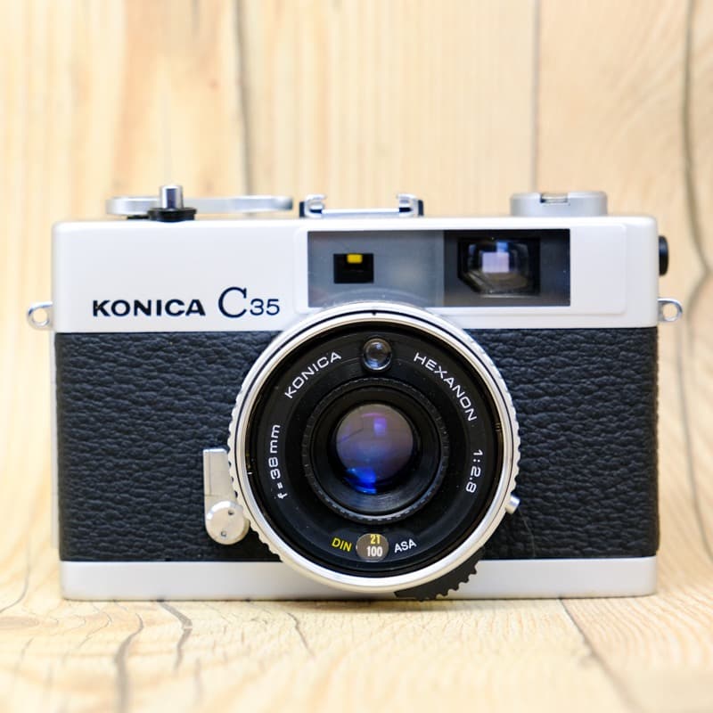 【整備品】美品 KONICA C35 Flash matic コニカ　スッキリ