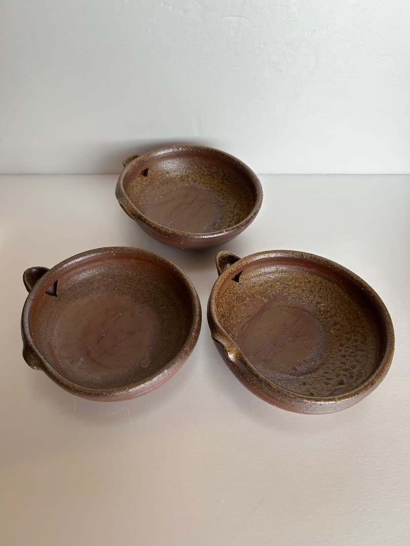 備前片口向付け６客セット (中村六郎 作)