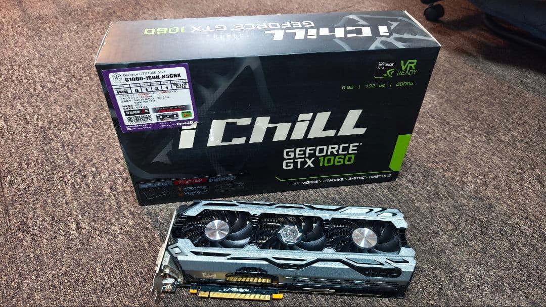 iChill GeForce GTX 1060 グラフィックボード　6GB