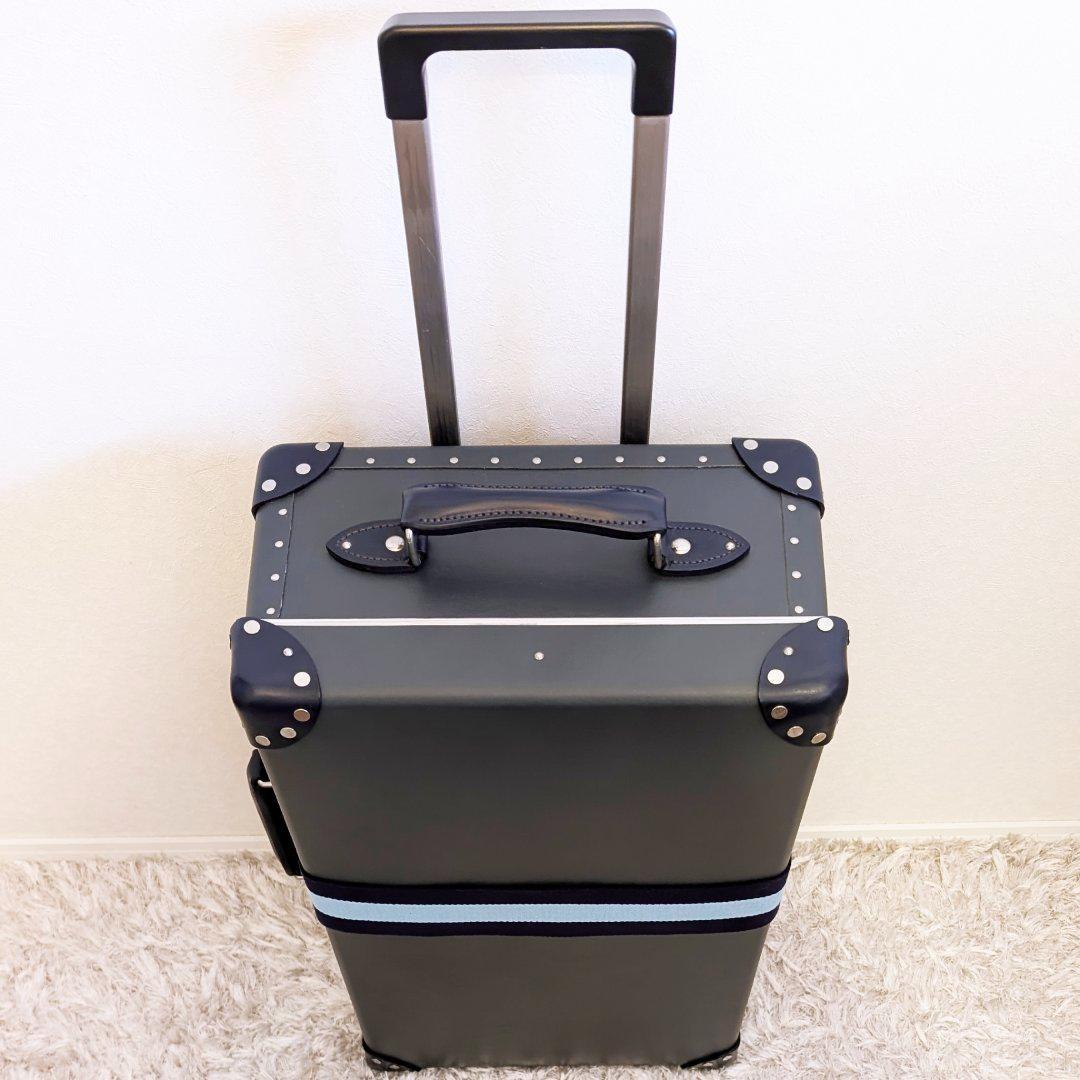 希少★極美品SHIPS×グローブトロッター26インチ２輪トロリースーツケース中古