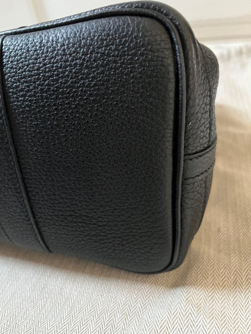 エルメス　ガーデンパーティー　ネゴンダ　レザー　黒　美品