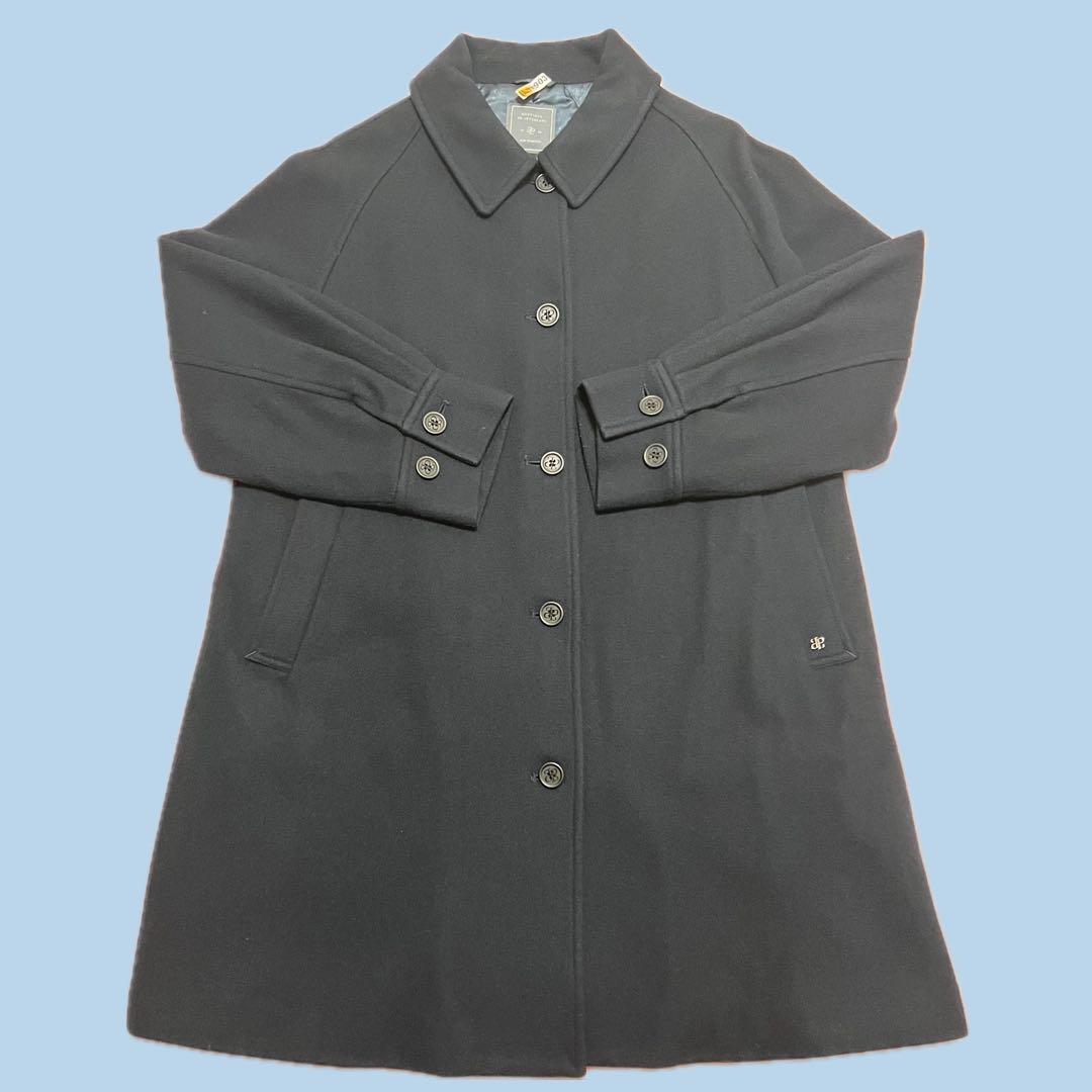 ポンポネットジュニア　ステンカラーオーバーウールコートLL 165