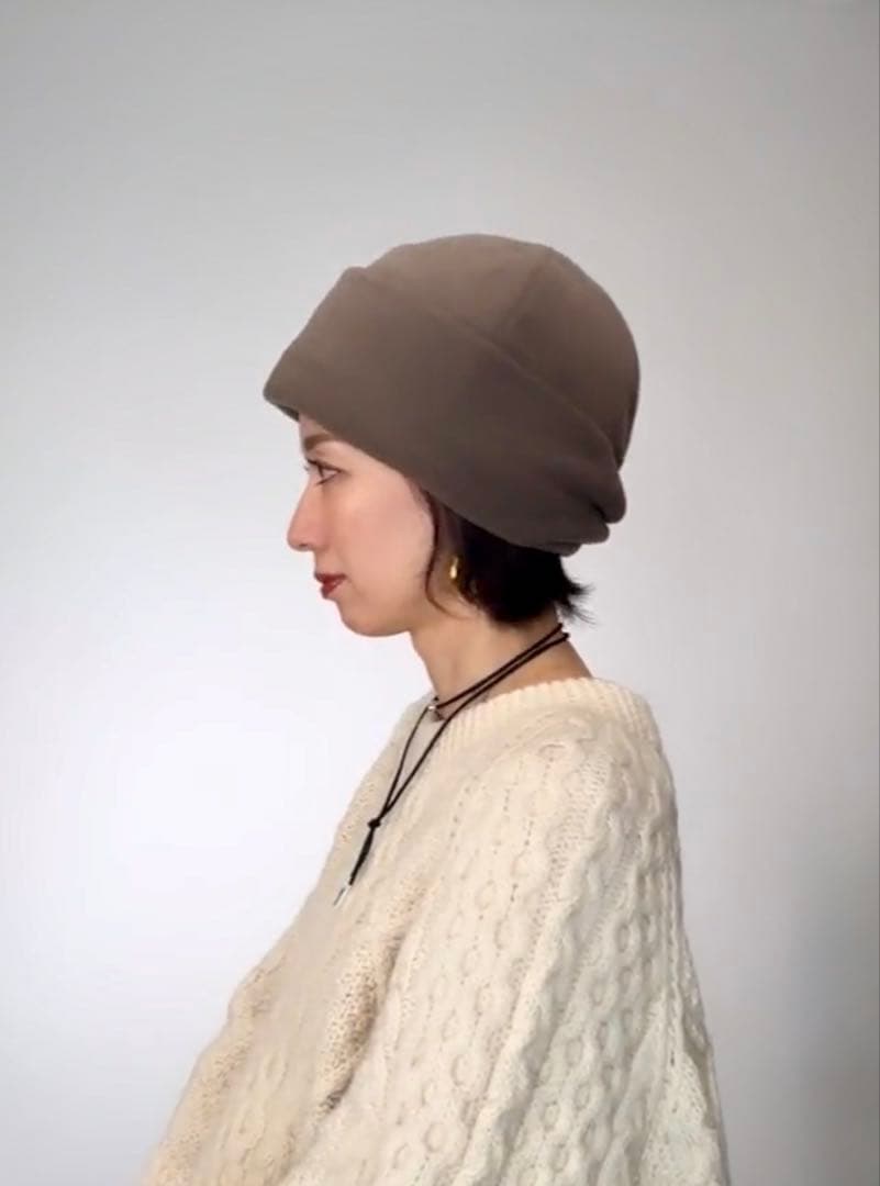 新品未使用　marihoja Fleece Sailor Cap ブラック