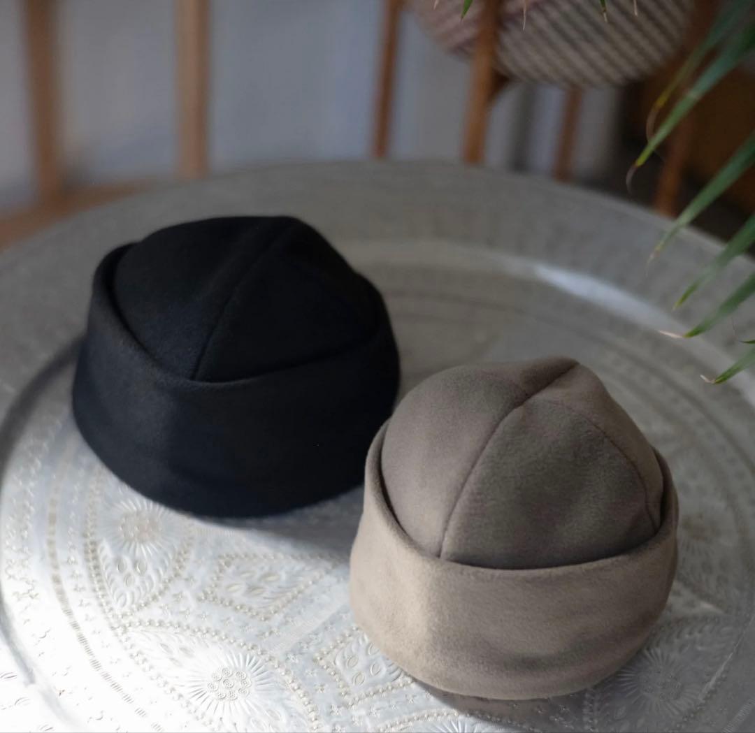 新品未使用　marihoja Fleece Sailor Cap ブラック