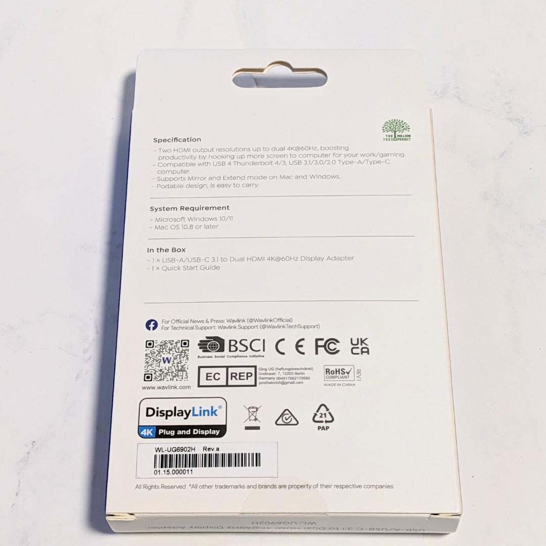 MacBook デュアルHDMIアダプター M1/M2/M3対応