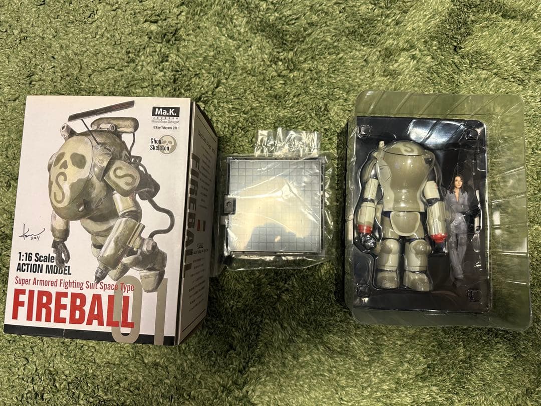 千値練　ma.k.ファイアボール01スカル迷彩ver（一部欠品）