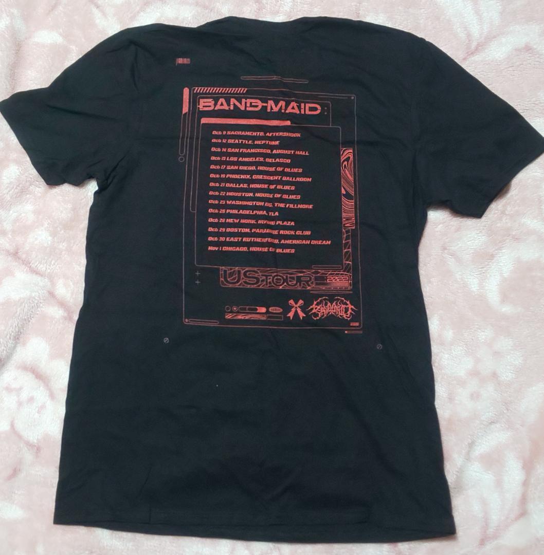 BAND-MAID US TOUR 2022 Tシャツ バンドメイドツアーT M