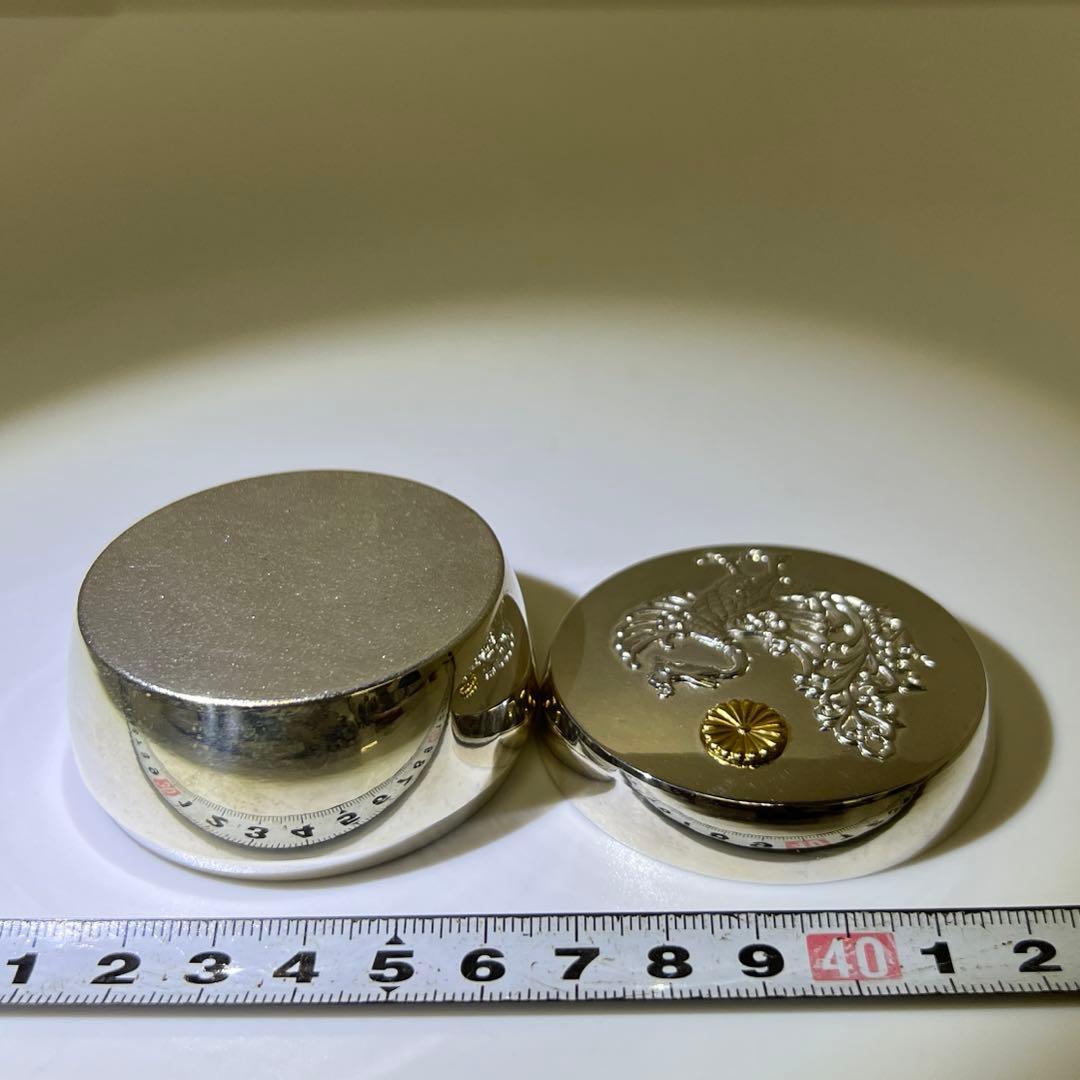 平成2年　天皇御即位記念鳳凰文ボンボニエール　共箱　東Y7-0804⭐︎1F