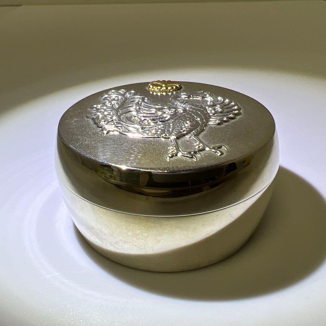 平成2年　天皇御即位記念鳳凰文ボンボニエール　共箱　東Y7-0804⭐︎1F