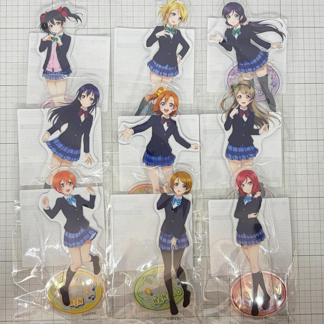 μ's アクリルスタンド 9体セット 制服 15周年記念POPUPSTORE