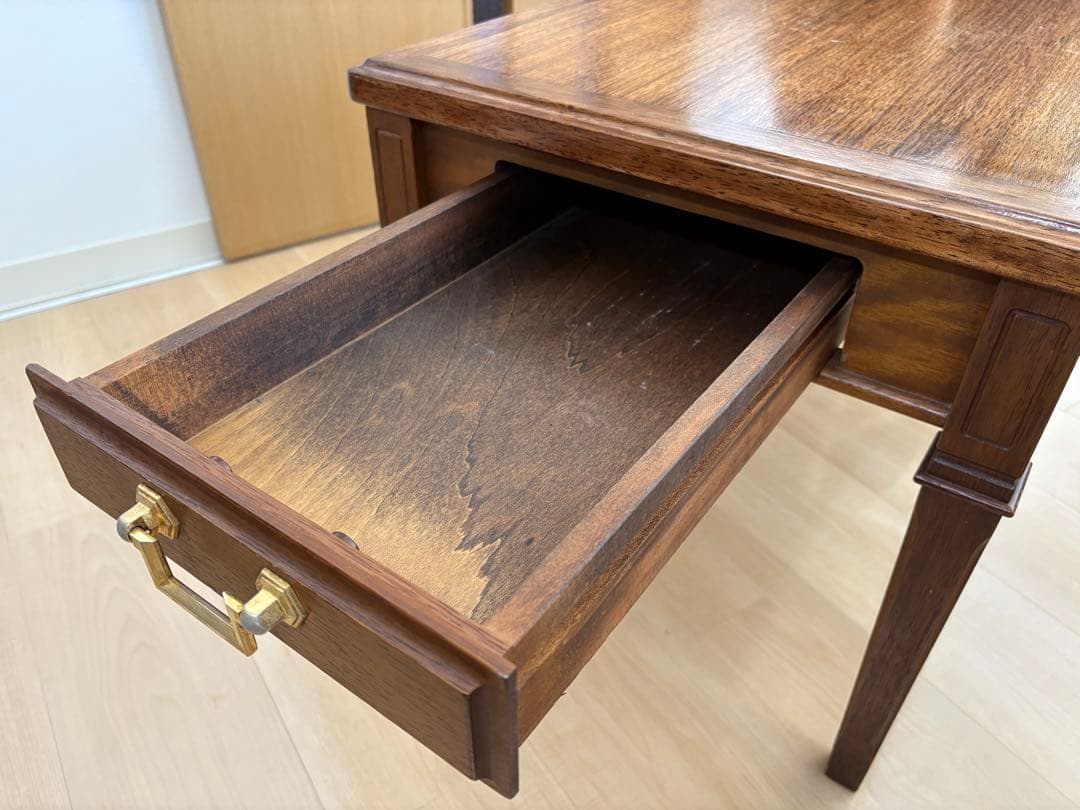 maruni マルニ木工 地中海 サイドテーブル 引き出し付き 花台 電話台