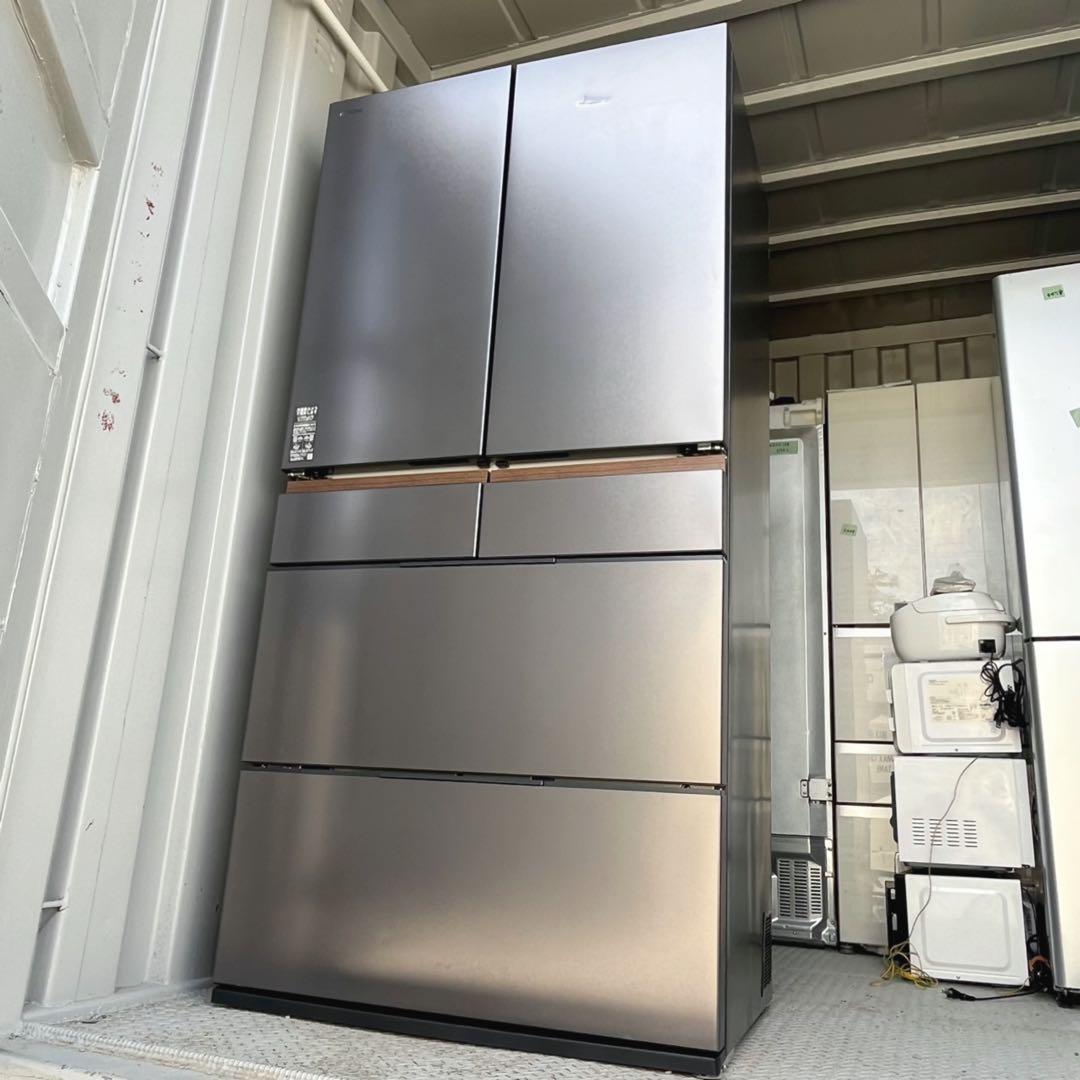 取付無料！最新！日立まるごとチルド 奥行きスリムモーブグレー大容量冷蔵庫！洗濯機