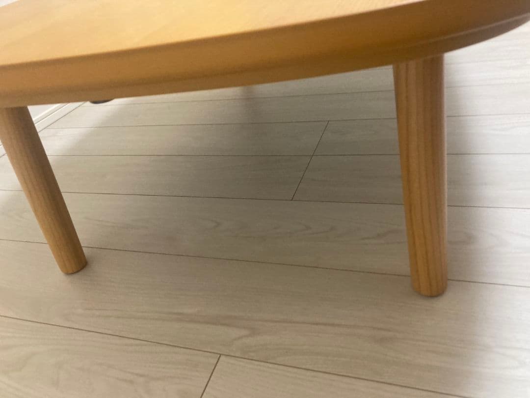 無印良品　タモ材　長方形コタツ