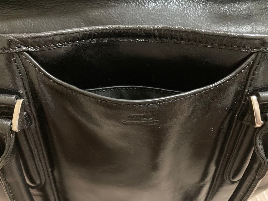 SEEKER 黒レザー トートバッグ