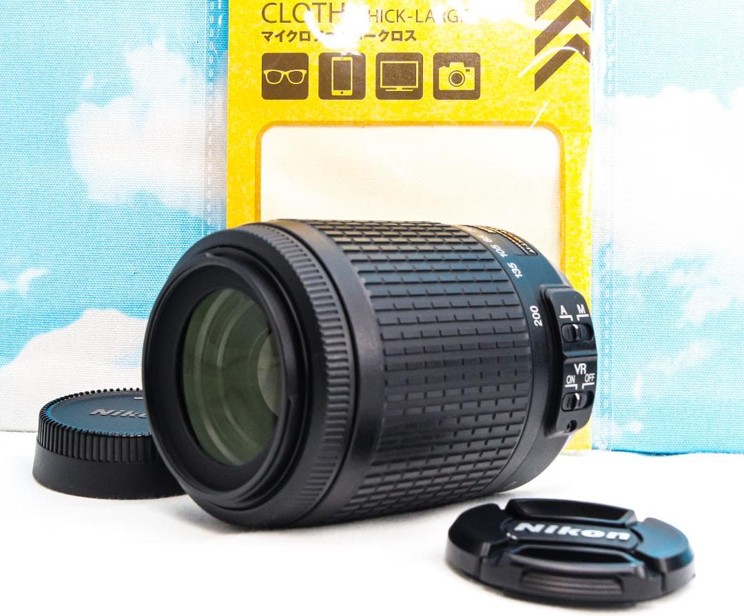 ニコン Nikon AF-S 55-200mm⭐️手振れ補正付き⭐️おでかけに