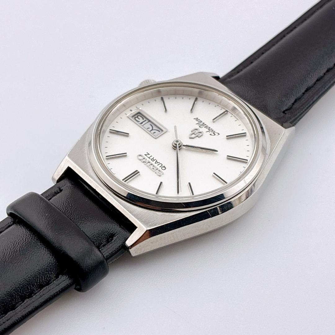 【電池交換済】SEIKO SilverWave　腕時計　新品ベルト　デイデイト