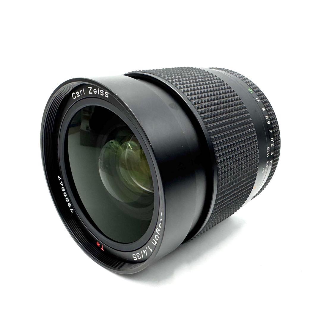 完動品 CONTAX Distagon T* 35mm F1.４ MMJ 単焦点