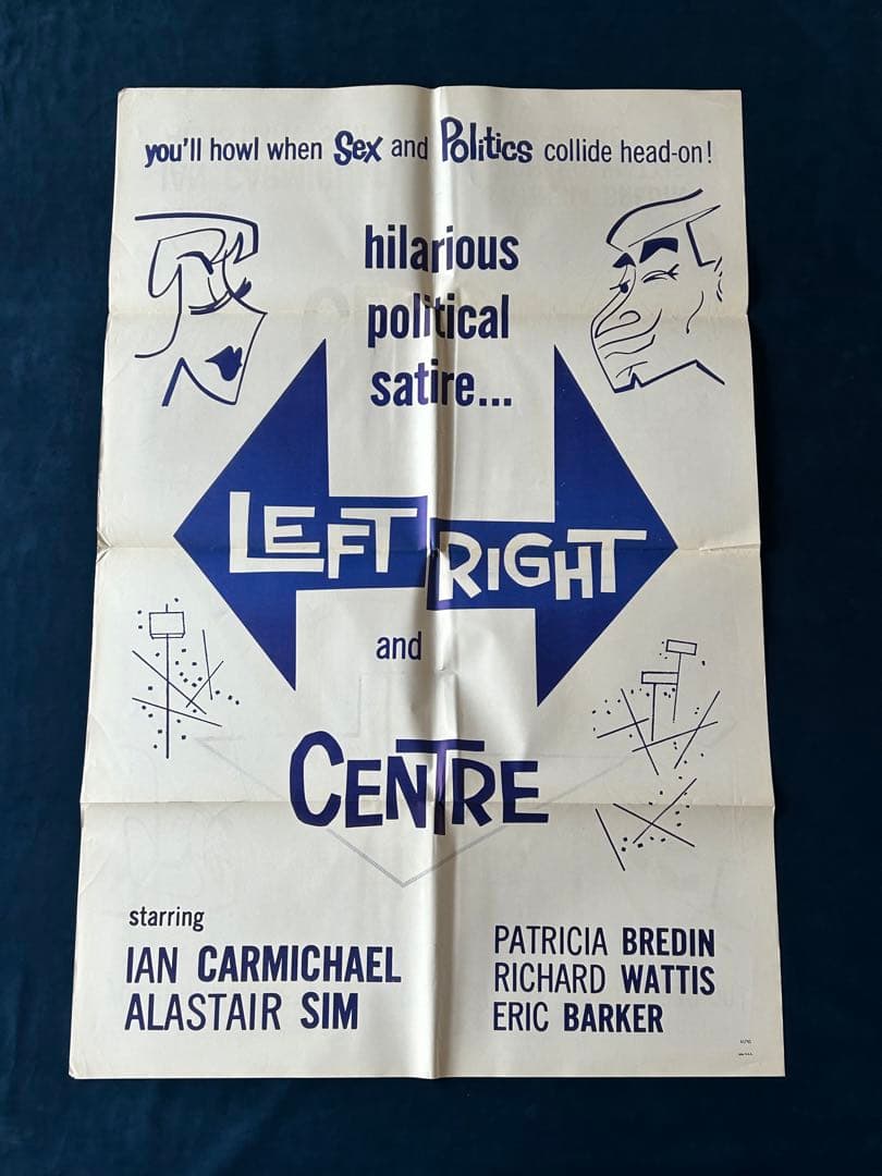 レフト・ライト・アンド・センターUSオリジナル映画ポスター