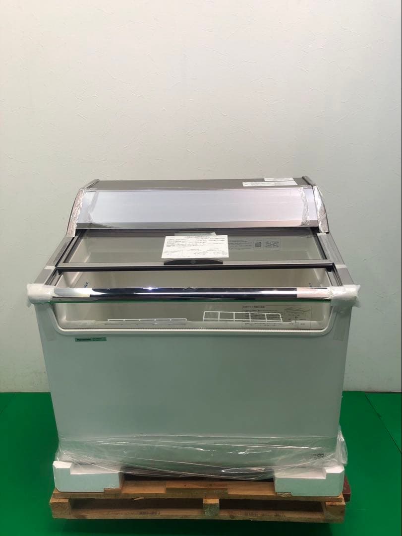 新古品☆地域限定送料無料☆パナソニック　　冷凍ショーケース　ガラストップ式　①