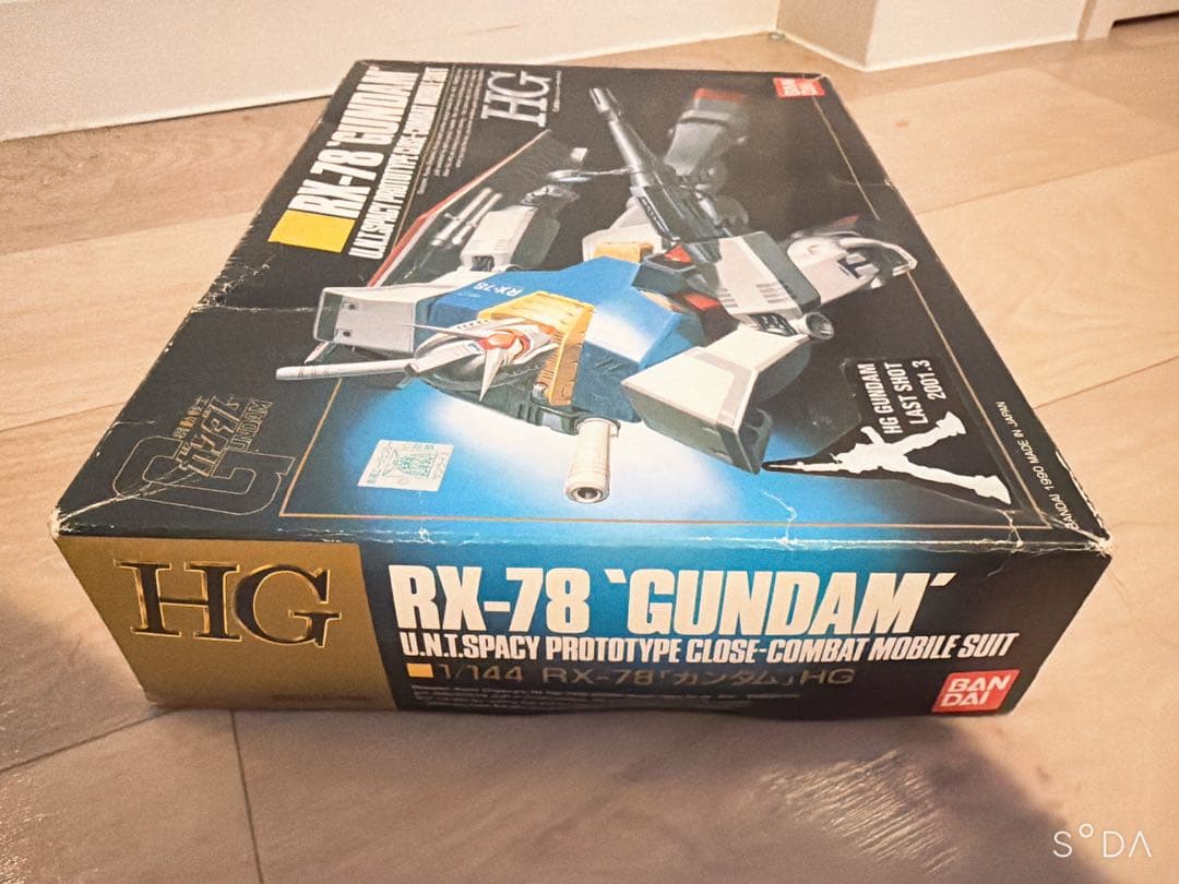 1/144 HG RX-78 ガンダム 旧キット　ラストショットver
