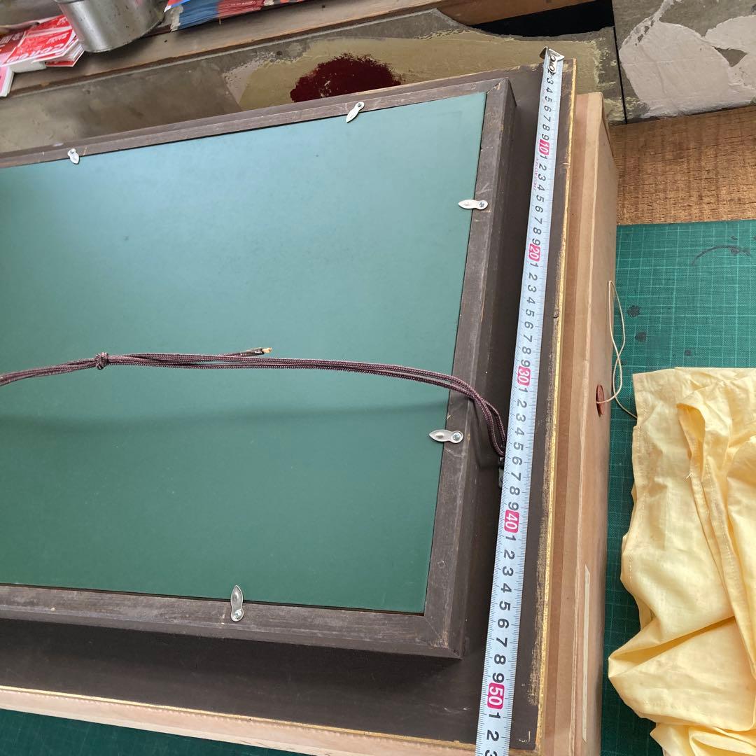 金装飾 P8号 油彩額縁 ゴールドフレーム 布袋 箱付き