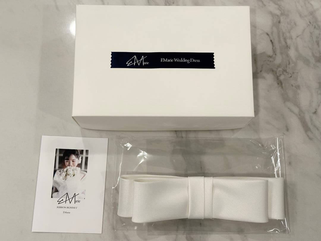 【値下げ】【正規品】エマリーエ EMarie リボンボンネM