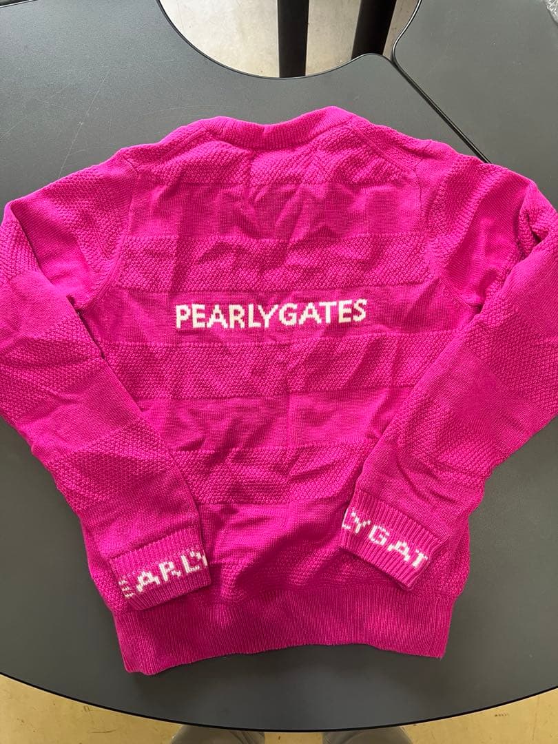 PEARLY GATES 防寒特殊素材　パーカーセーター２点セット　ピンク