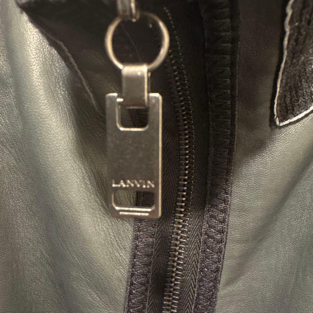 【ルカ期】LANVIN ランバン レザージャケット　アーカイブ2011AW