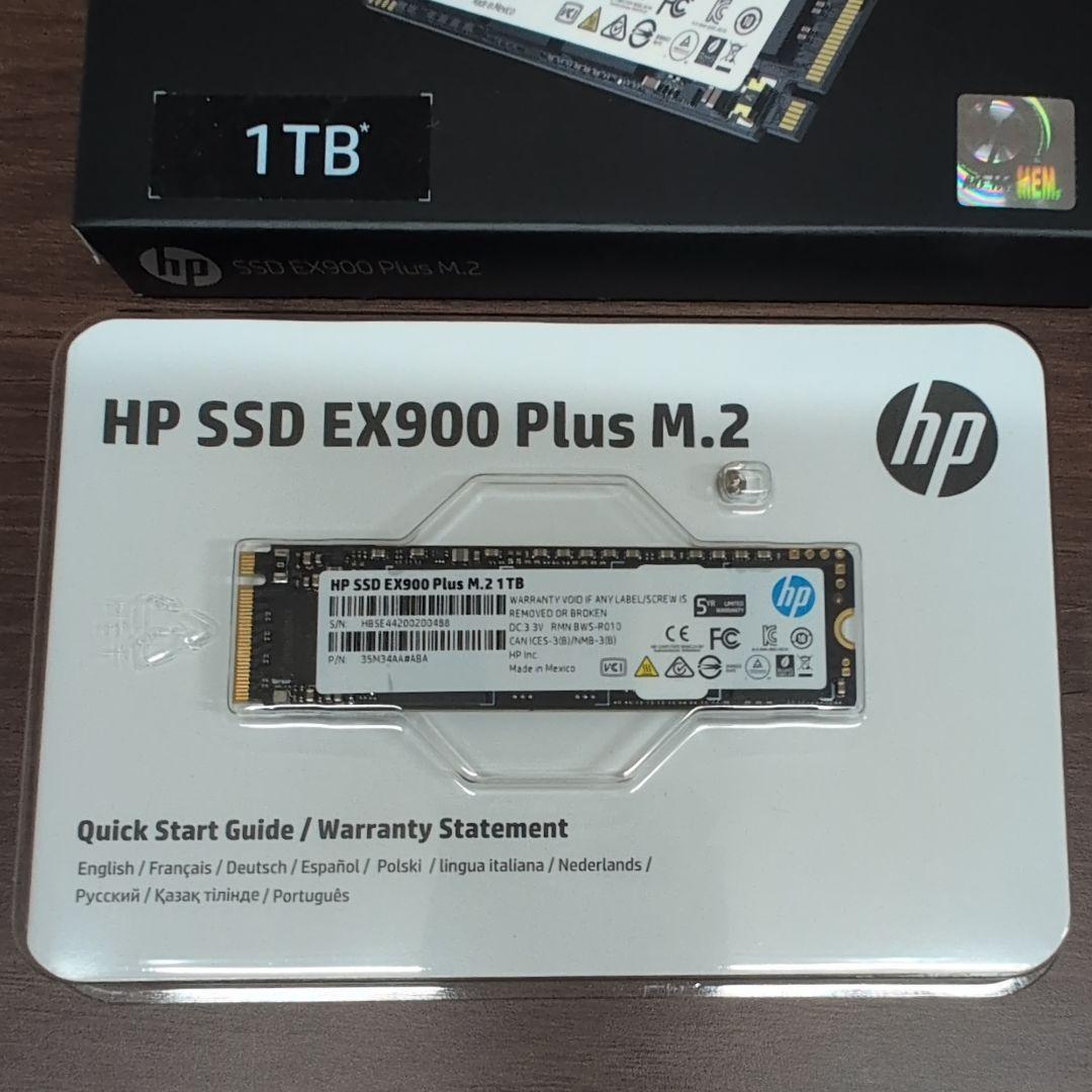 HP SSD EX900 Plus M.2 1TB　Q3650