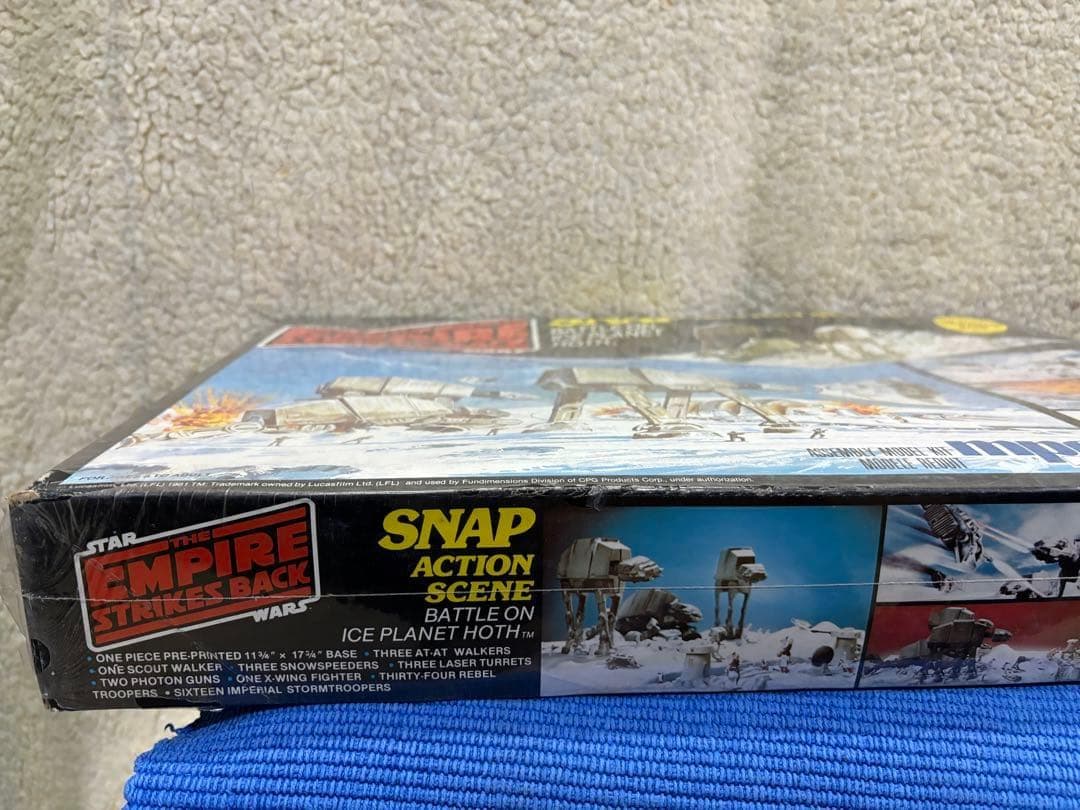 スターウォーズ　バトルオブホス　アクションシーン　ジオラマプラモデル　mpc