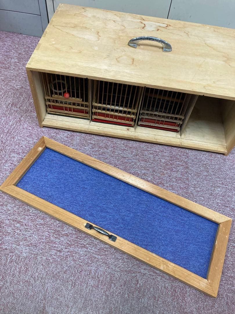 メジロ籠 3個 & 寝かせ箱 セット 送料込み