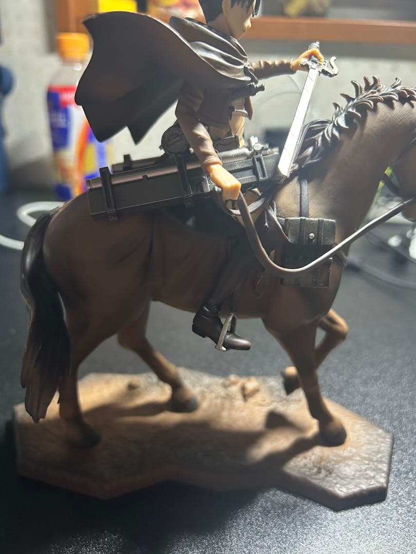 一番くじ リヴァイ騎馬フィギュア b賞ラストワン賞セット