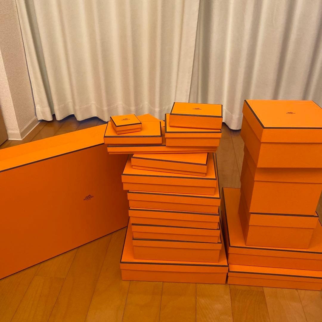 HERMES ショップ袋と箱セット