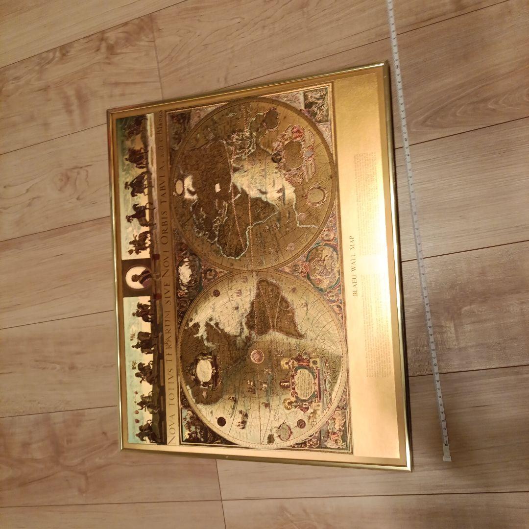 BLAEU WALL MAP アンティーク 世界地図