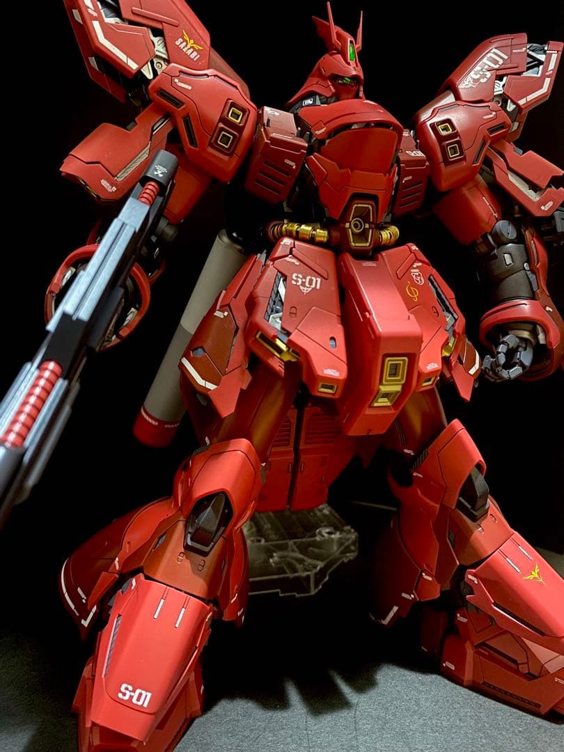 MG 1/100 MSN-04 サザビーVer.ka 塗装済 完成品