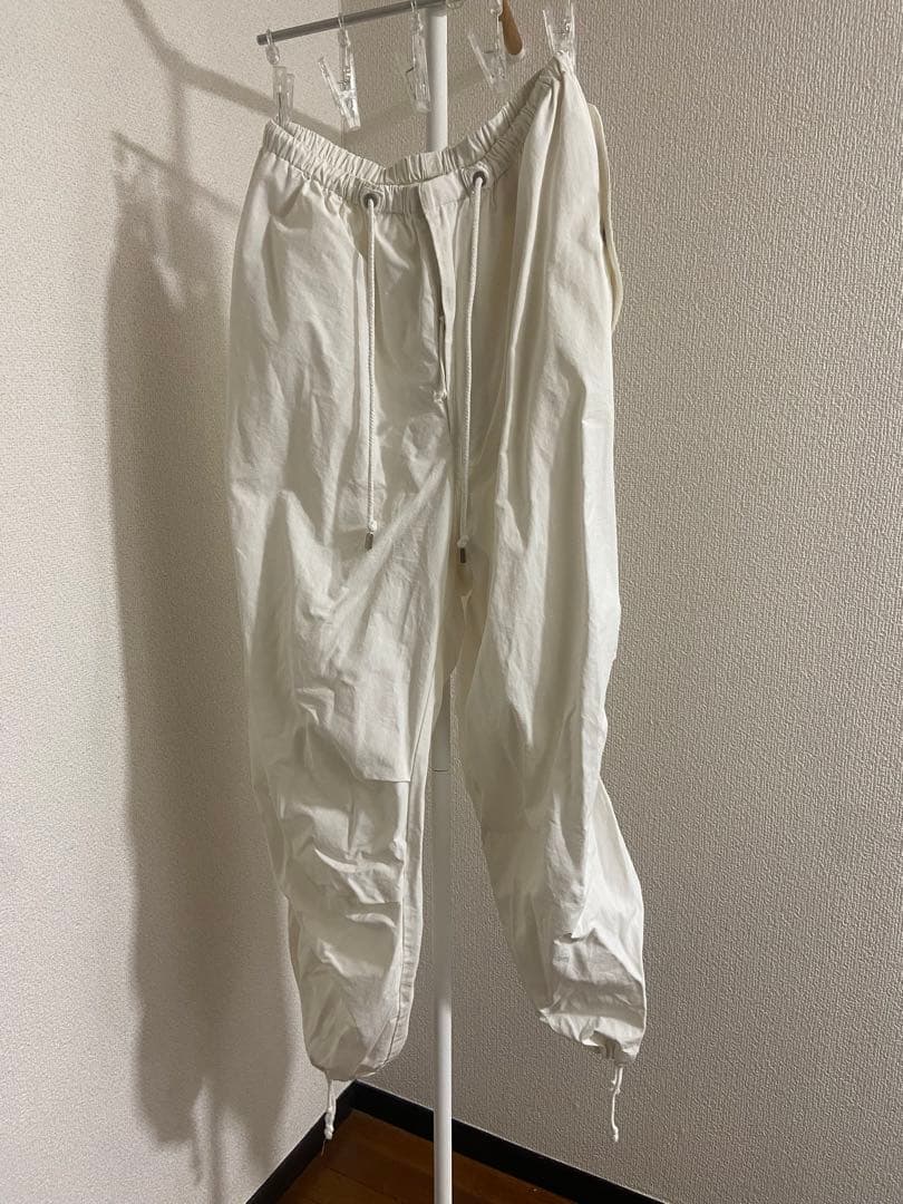 todayful 　トゥデイフル　ボーイフレンドナイロンパンツ38　ホワイト