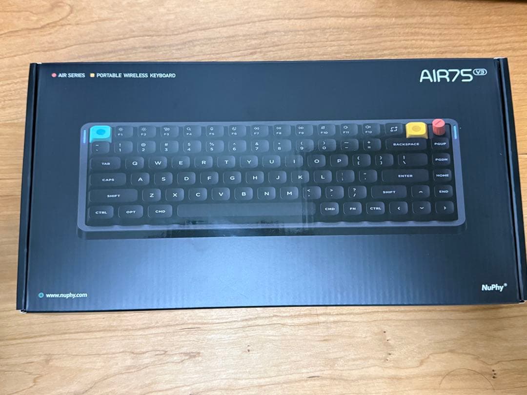 Nuphy Air75 V3 赤軸 / Red nano / US配列