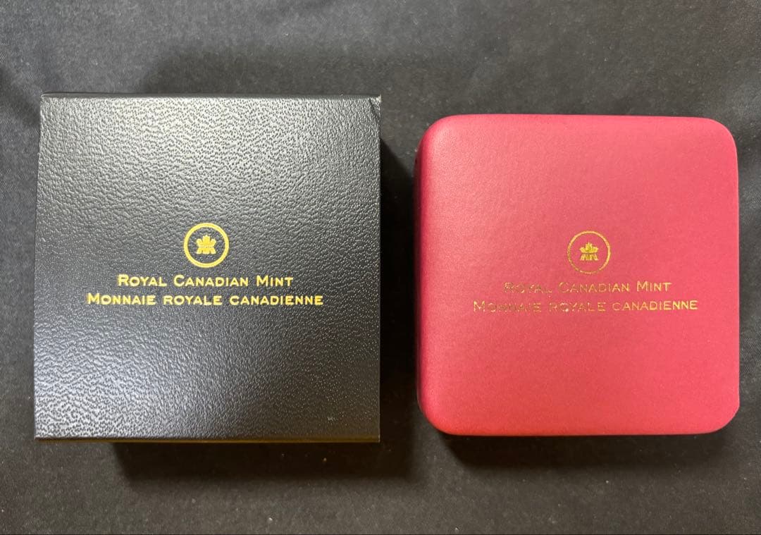 【純銀製】カナダ クリスマス・キャロルプルーフ純銀 1オンス　内外箱付き！