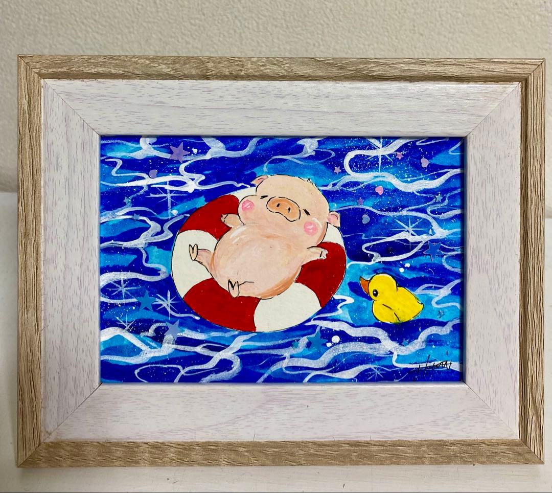 ぷうあ　絵画４点