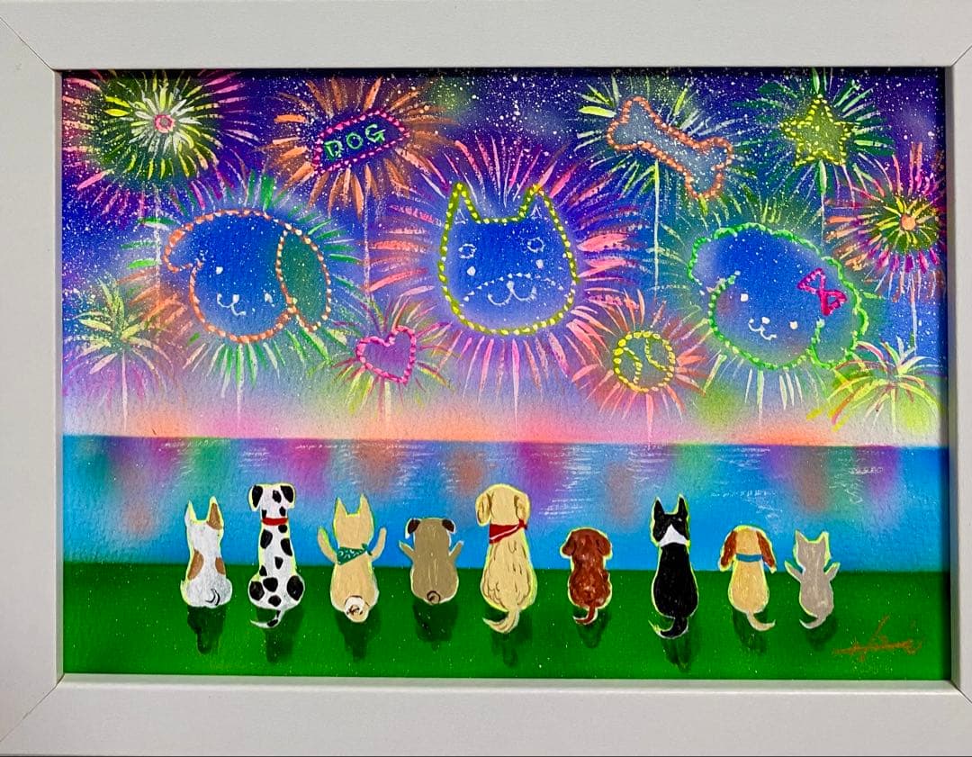 ぷうあ　絵画４点