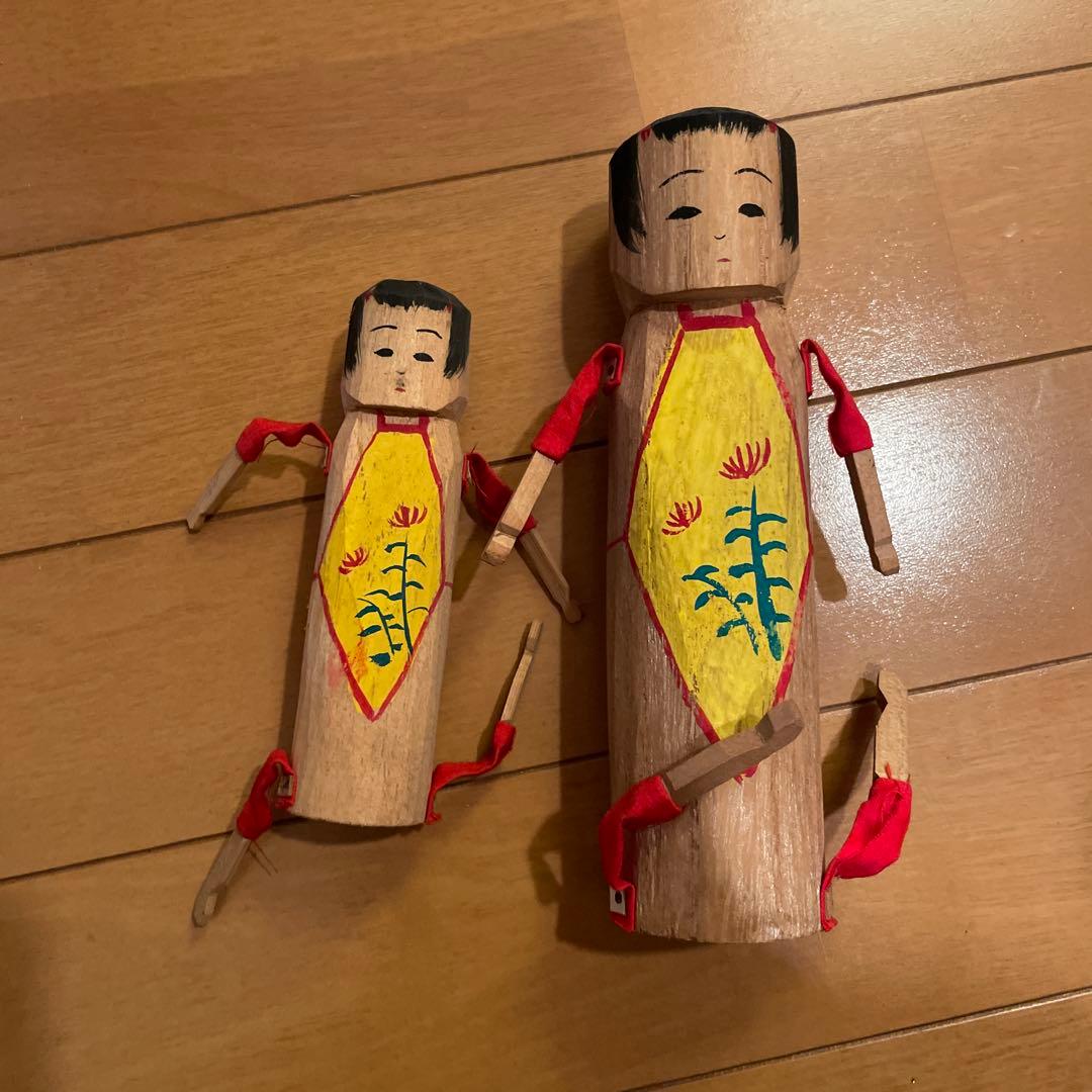 日奈久　べんた人形 おきん女人形 木地玩具 郷土玩具 熊本　2点セット