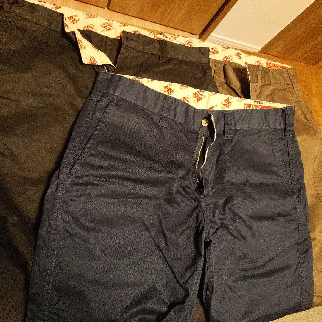 Cat's Paw チノパン W36 L34 3色セット