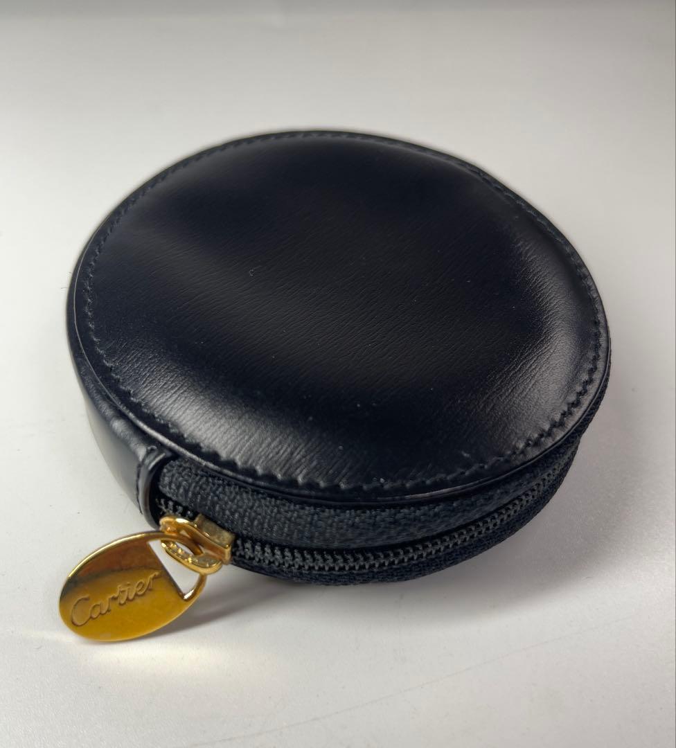Cartier (カルティエ )ケース レザー ラウンド型 小銭入れ