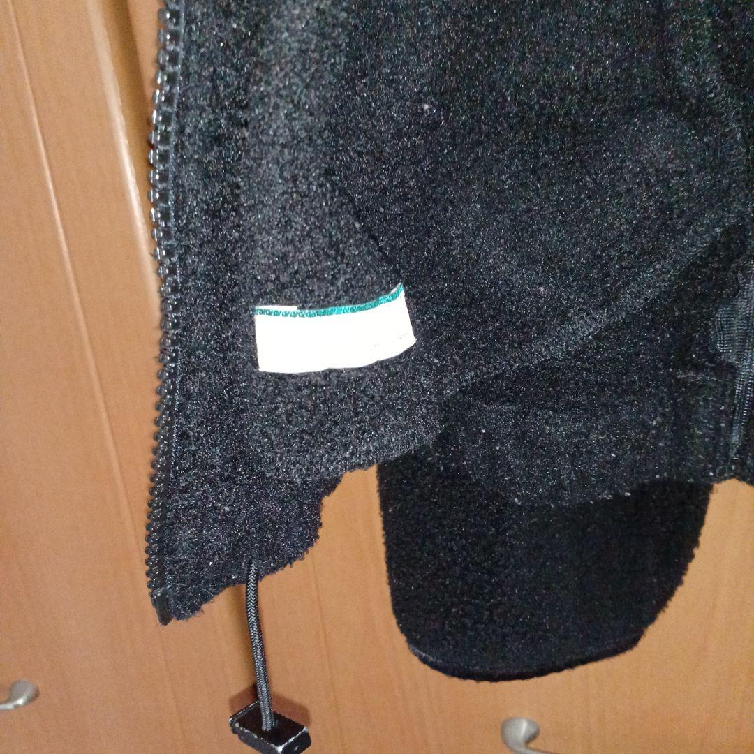 アンダーカバー　ブラックフリースジップアップジャケット