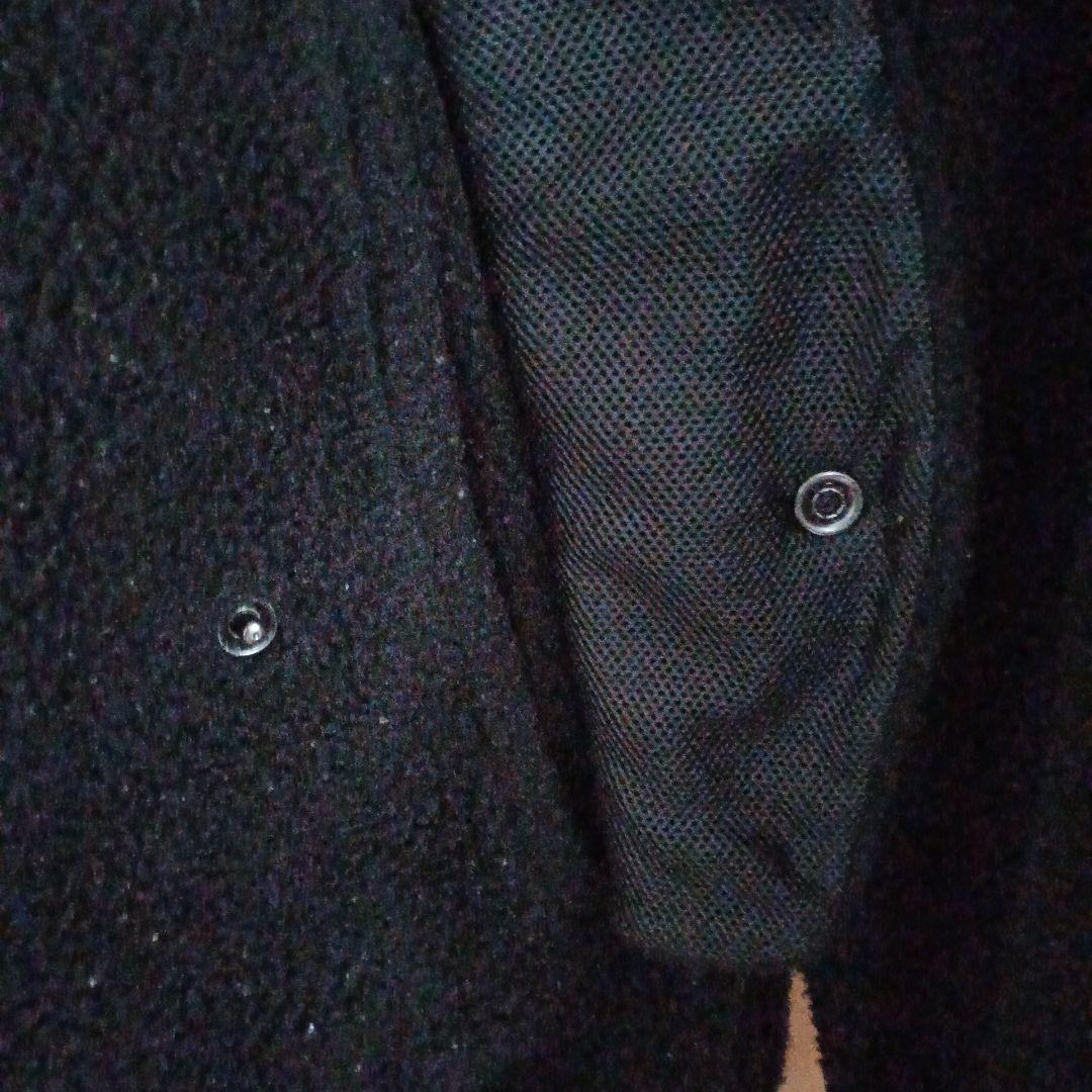 アンダーカバー　ブラックフリースジップアップジャケット