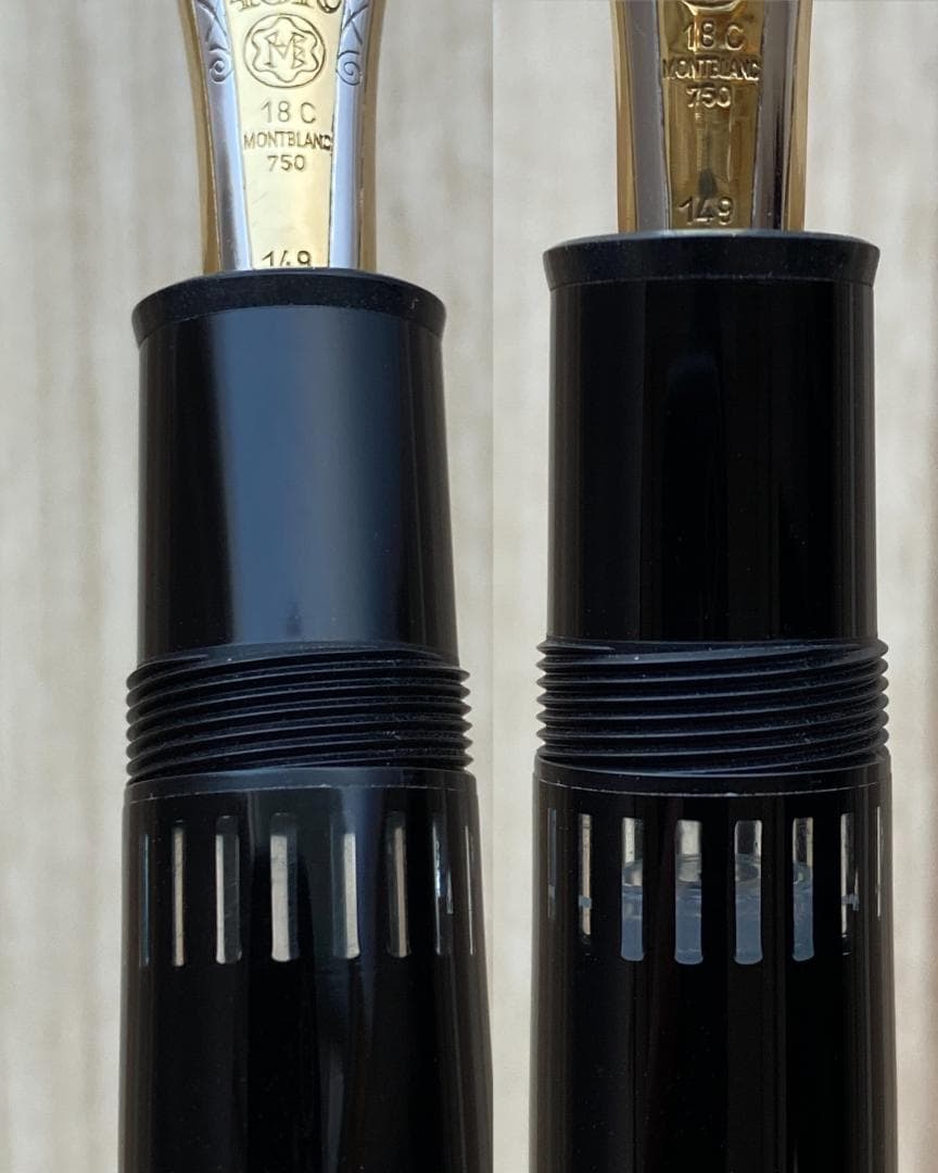 稀少 モンブラン 149 なで肩 おにぎり 18C 750（3帯）太字 万年筆