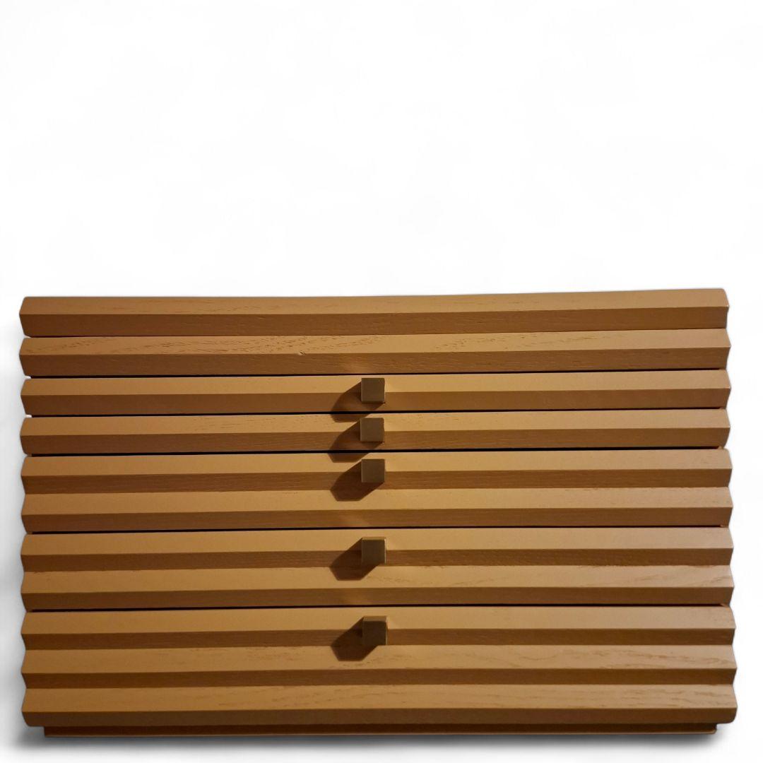 ジュエリーボックス 木製 キャメル 大容量 収納ケース 宝石箱